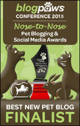 BlogPaws 2015 Nose-to-Nose Awards Finalist badge