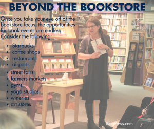 beyond the bookstore for book signings
