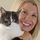 Cat Mommy Laurie Ruettimann has Ginger Cat, Man Cat & Pee Cat