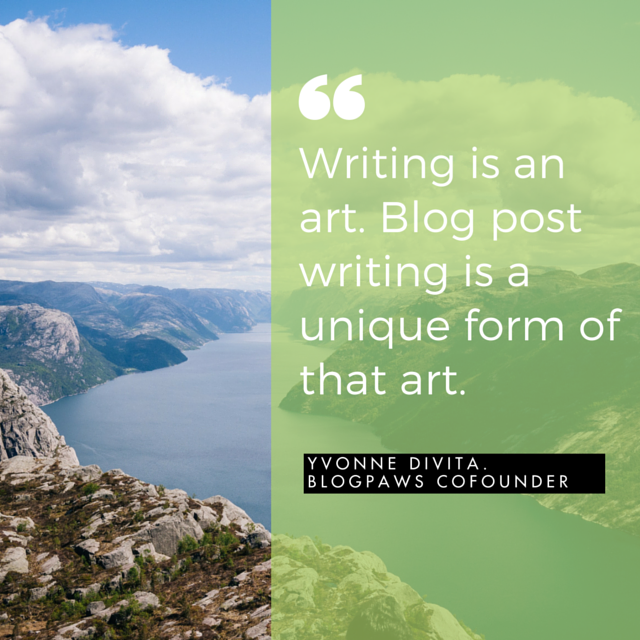 The Art of Writing a Blog Post