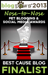 BlogPaws 2012 Nose-to-Nose Pet Blogging and Social Media Awards - Finalist: Best Cause Blog