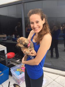 Brooke with Puppy