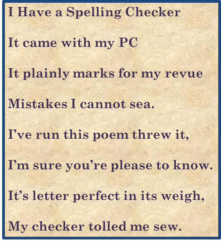 spelling checker