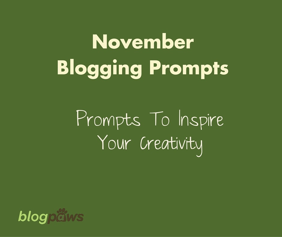 November Blog Prompts