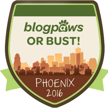 BlogPaws or Bust badge