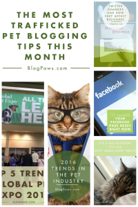 March pet blogging tips