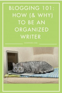 organized writer