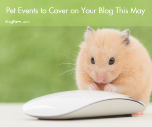 Pet Events to Cover on Your Blog This May