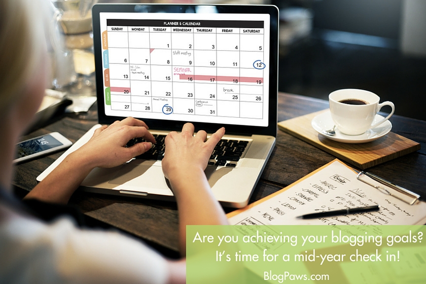 Are you achieving your blogging goals? It’s time for a mid-year check in!