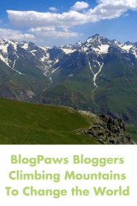 BlogPaws Bloggers Climbing Mountains