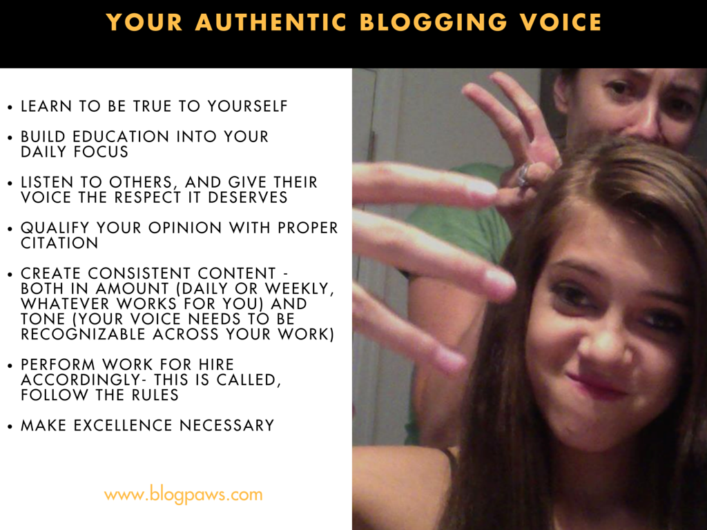 Your Blogging Voice: The Struggle To Be Authentic