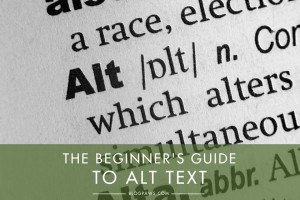 The Beginner's Guide to Alt Text