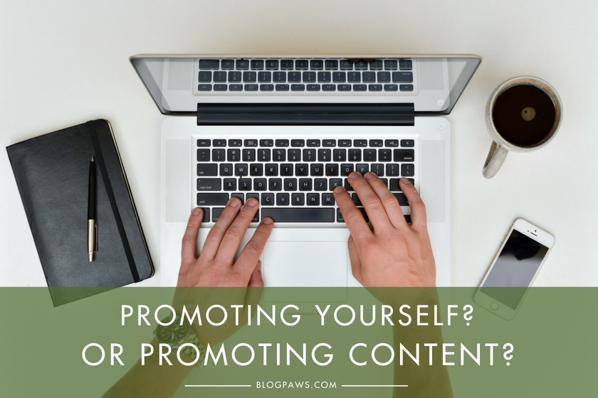 Promoting Yourself vs Promoting Sponsored Content | BlogPaws.com