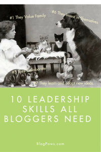 Leadership skills for the blogging professional