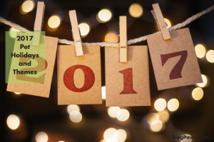 A Year of Pet-Related Holidays and Themes to Blog About