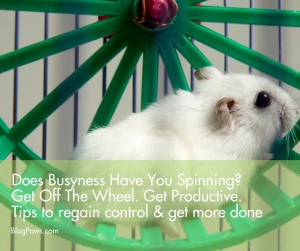 stop busyness and get productive