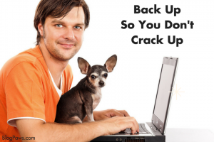 Back up tips for blogging