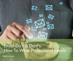 how to write professional emails