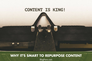Why It's Smart To Repurpose Content - BlogPaws.com