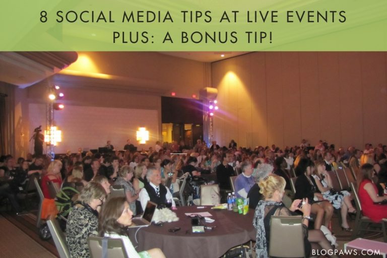 8 Social Media Tips at Live Events