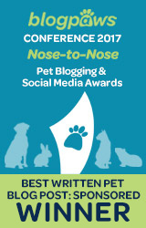 Best Written Pet Blog Post - Sponsored - badge