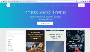 Pinnable images in Canva