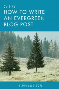 how to write evergreen content