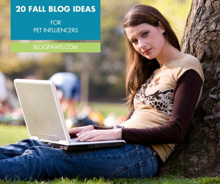 Blog Hop: 20 Fall Blog Ideas for Pet Influencers