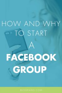 how to start a facebook group