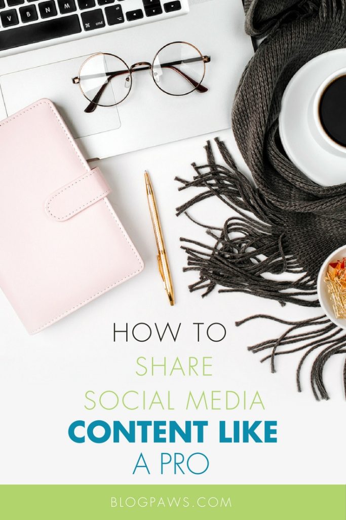 how to share social media properly 