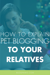 How to Explain Pet Blogging to Your Relatives This Holiday Season