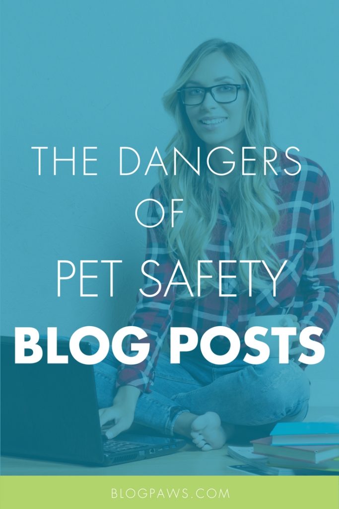 How to write about pet safety