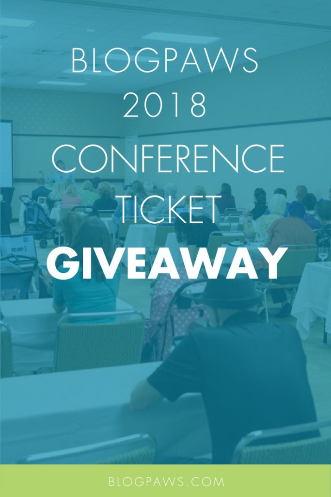 BlogPaws Conference ticket giveaway