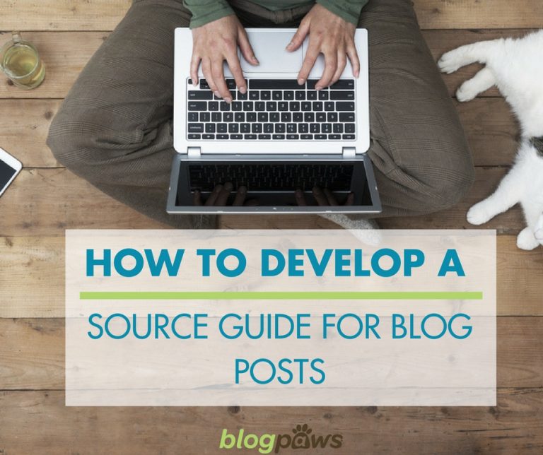 How to Develop a Source Guide for Blog Posts