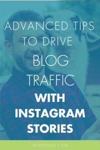 Using Instagram Stories for blog traffic