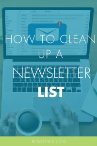 Newsletter clean up tips