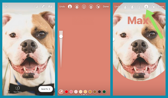 Uncover a hidden image in your Instagram Story