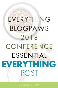 BlogPaws 2018 Conference post