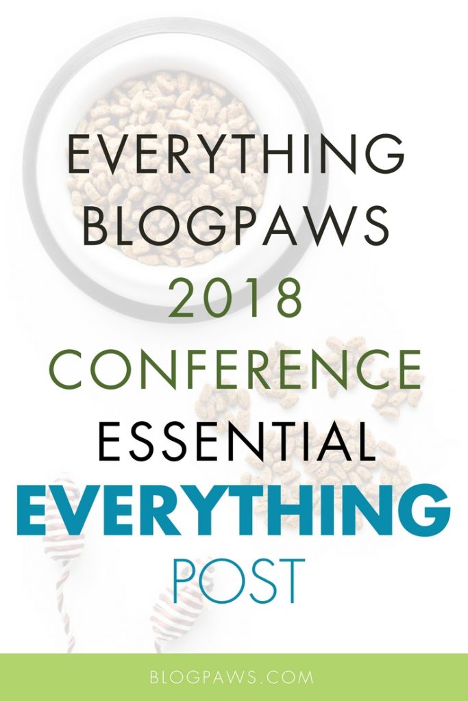 BlogPaws 2018 Conference post