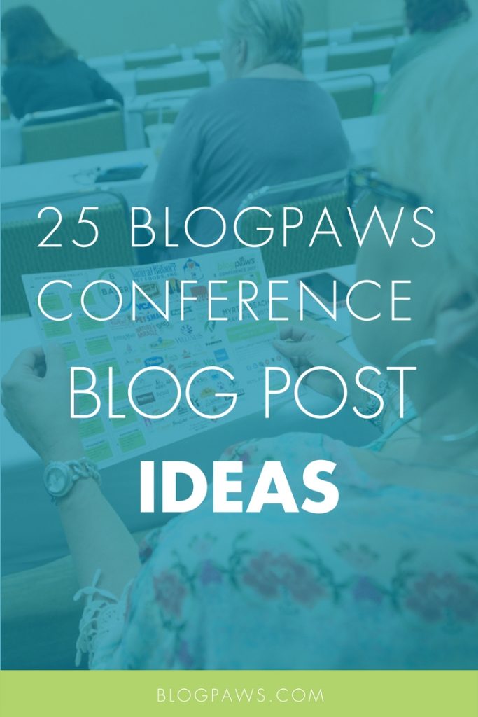 BlogPaws blog post ideas