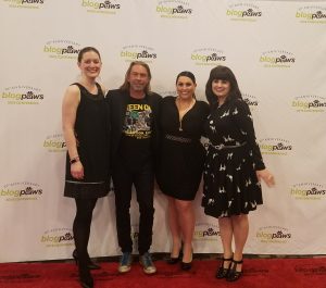 Maggie, Bernard, Aimee, Carol: BlogPaws 2018