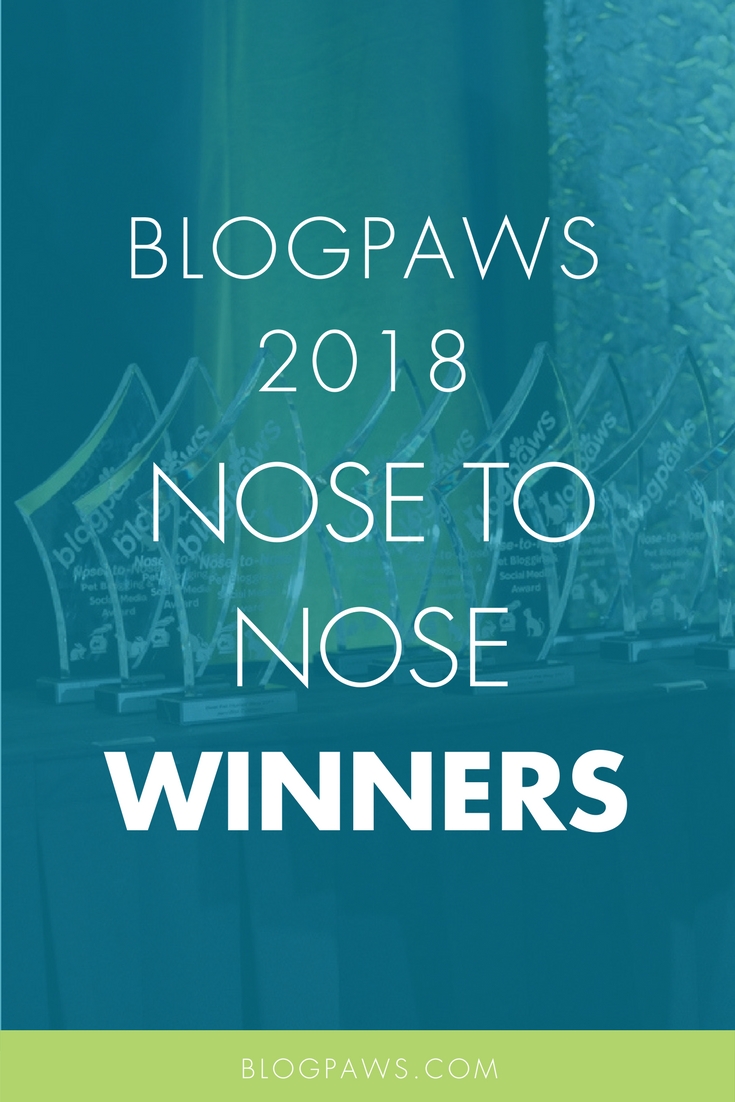 BlogPaws 2018 Nose-to-Nose Winners Blog Hop