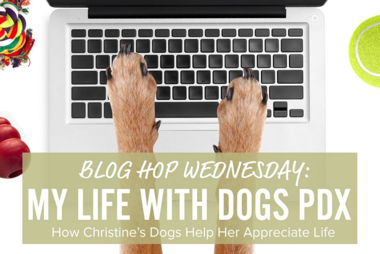 Blog Hop Wednesday: How Christine’s Dogs Help Her Appreciate Life