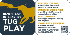 Benefits of Interactive Tug Play Hang Tag from Tall Tails