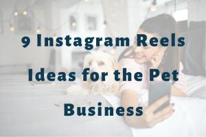 woman taking selfie on bed with a dog slide | 9 Instagram Reels Ideas for the Pet Business