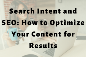 women with dog on computer slide | Search Intent and SEO: How to Optimize Your Content for Results