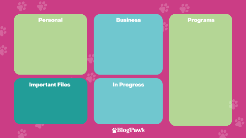 pink wallpaper with no calendar preview | BlogPaws Organizational Wallpaper