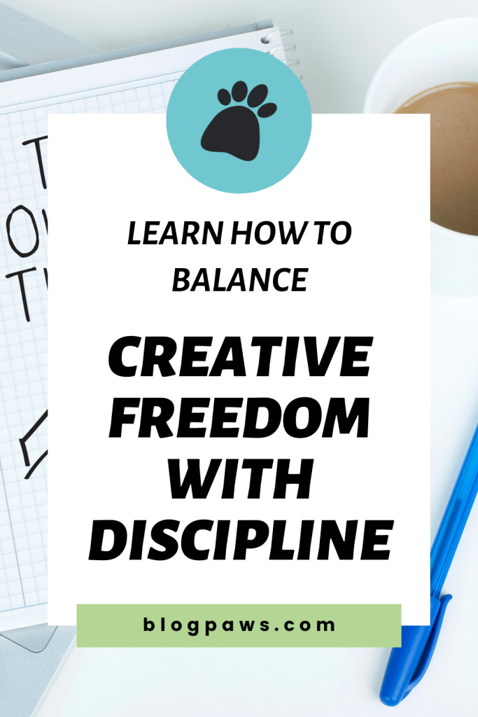 think outside the box doodle on notebook pin | Learn How to Balance Creative Freedom with Discipline
