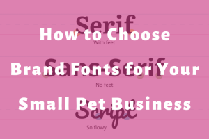 font analysis slide | How to Choose Brand Fonts for Your Small Pet Business