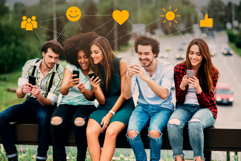 a group of people using social media on their phones | 6 Lesser-Known Social Media Platforms to Consider for Your Marketing Plan